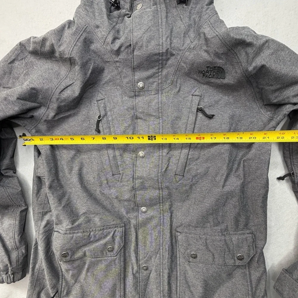 The North Face Men's Large Chakal Gray Heathered HyVent Ski Snowboard Jacket
